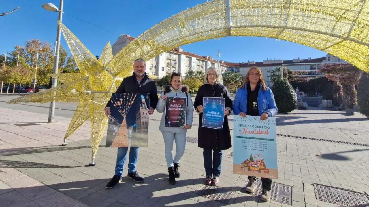 Presentaci&oacute;n de la campa&ntilde;a de Navidad 2025 de Utebo. / HA