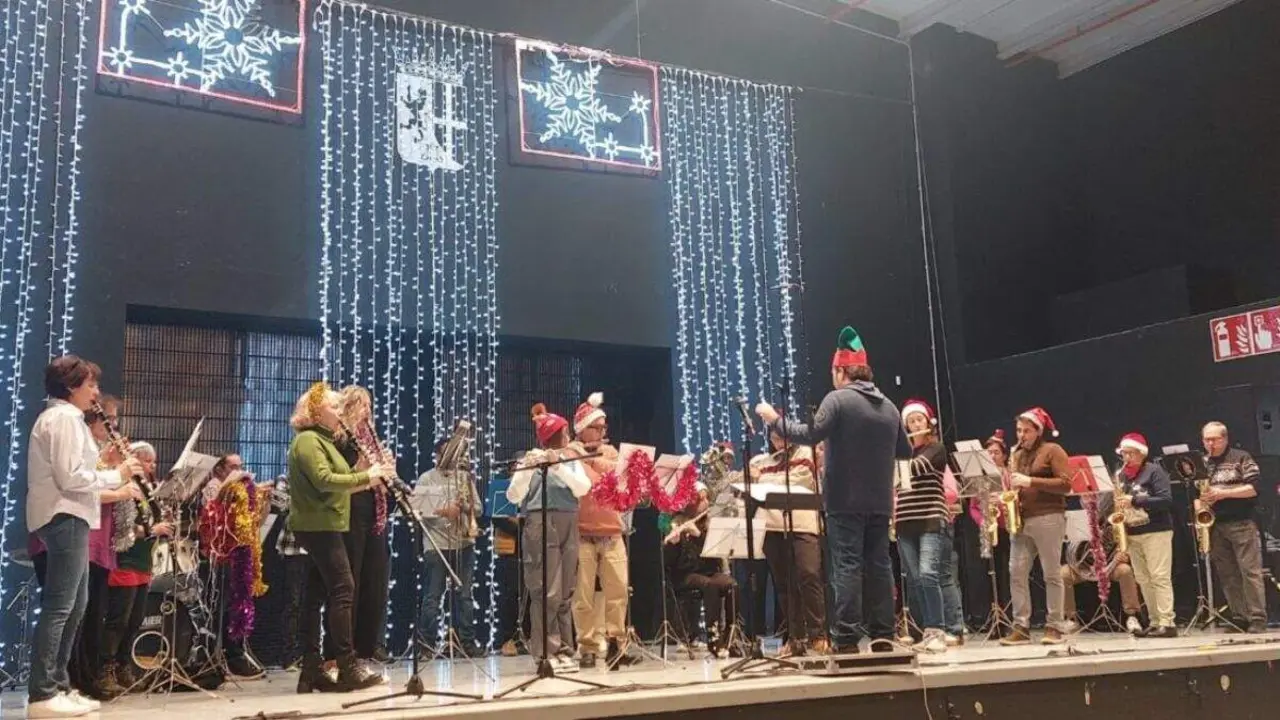 Imagen de archivo de una actividad de Navidad en El Burgo de Ebro. / AYTO. EL BURGO