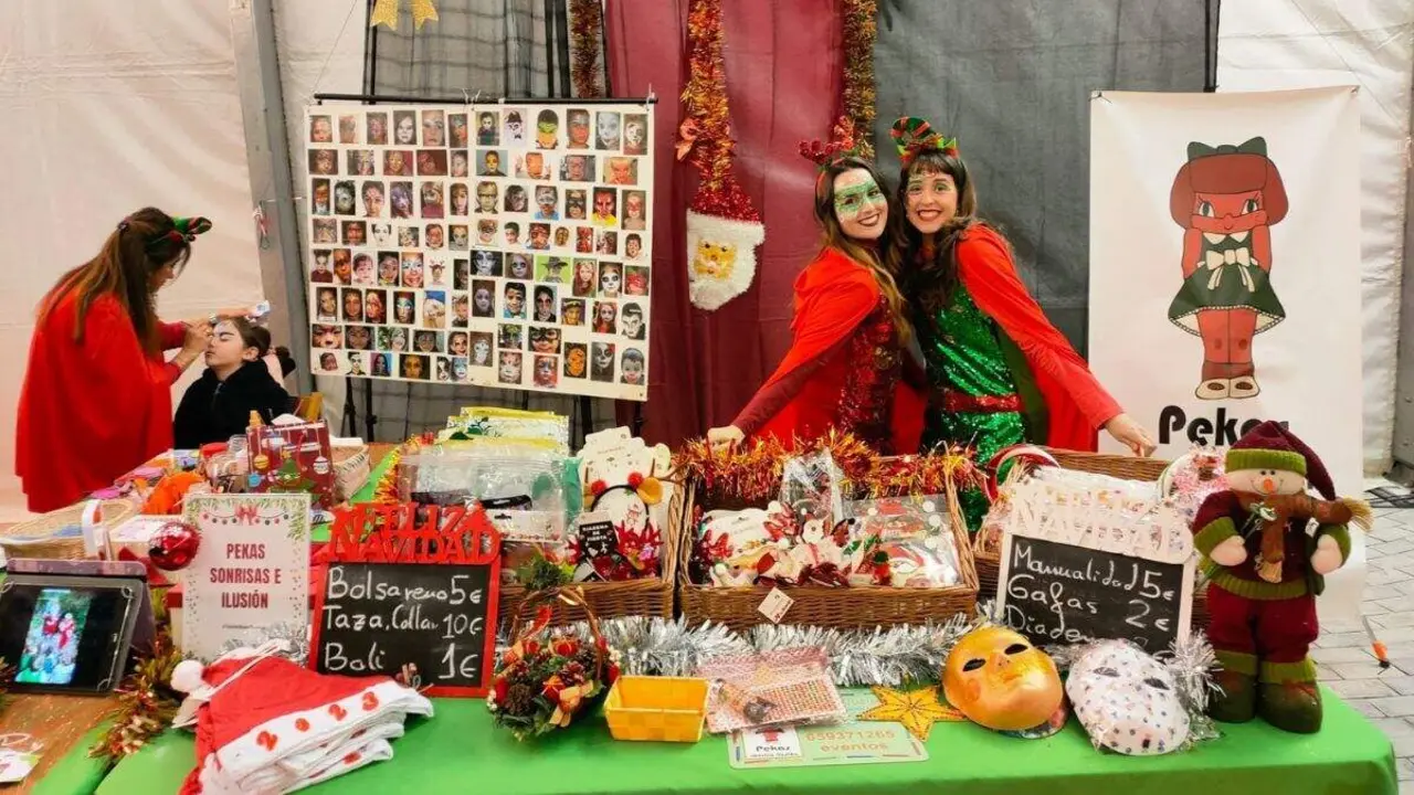 Una edici&oacute;n pasada de la Feria del Comercio de Navidad de Utebo. / AYTO. UTEBO