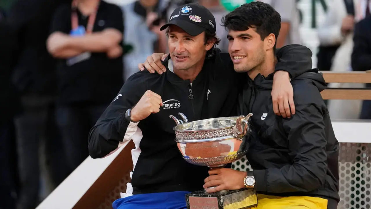 Carlos Alcaraz y Juan Carlos Ferrero