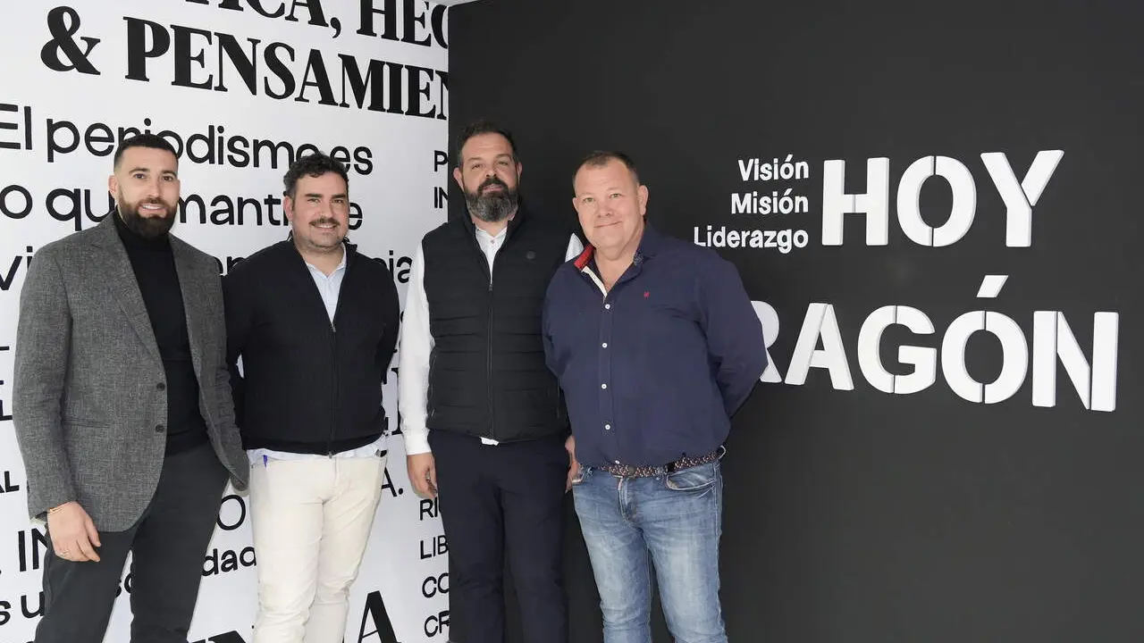 Alejandro Falc&oacute;n, Jos&eacute; Carlos G&oacute;mez, Diego Hern&aacute;ndez y Luis