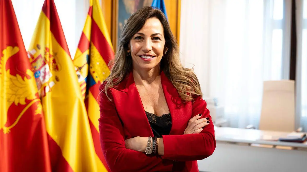 La alcaldesa, Natalia Chueca / Luis L&oacute;pez para HOY ARAG&Oacute;N