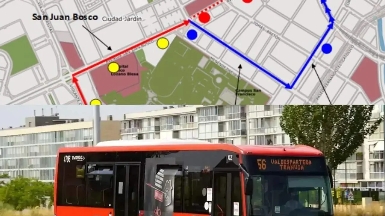 Desv&iacute;os bus.