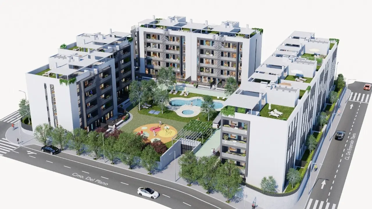 Monteclaro, promoci&oacute;n de obra nueva de Lujama en Cuarte de Huerva