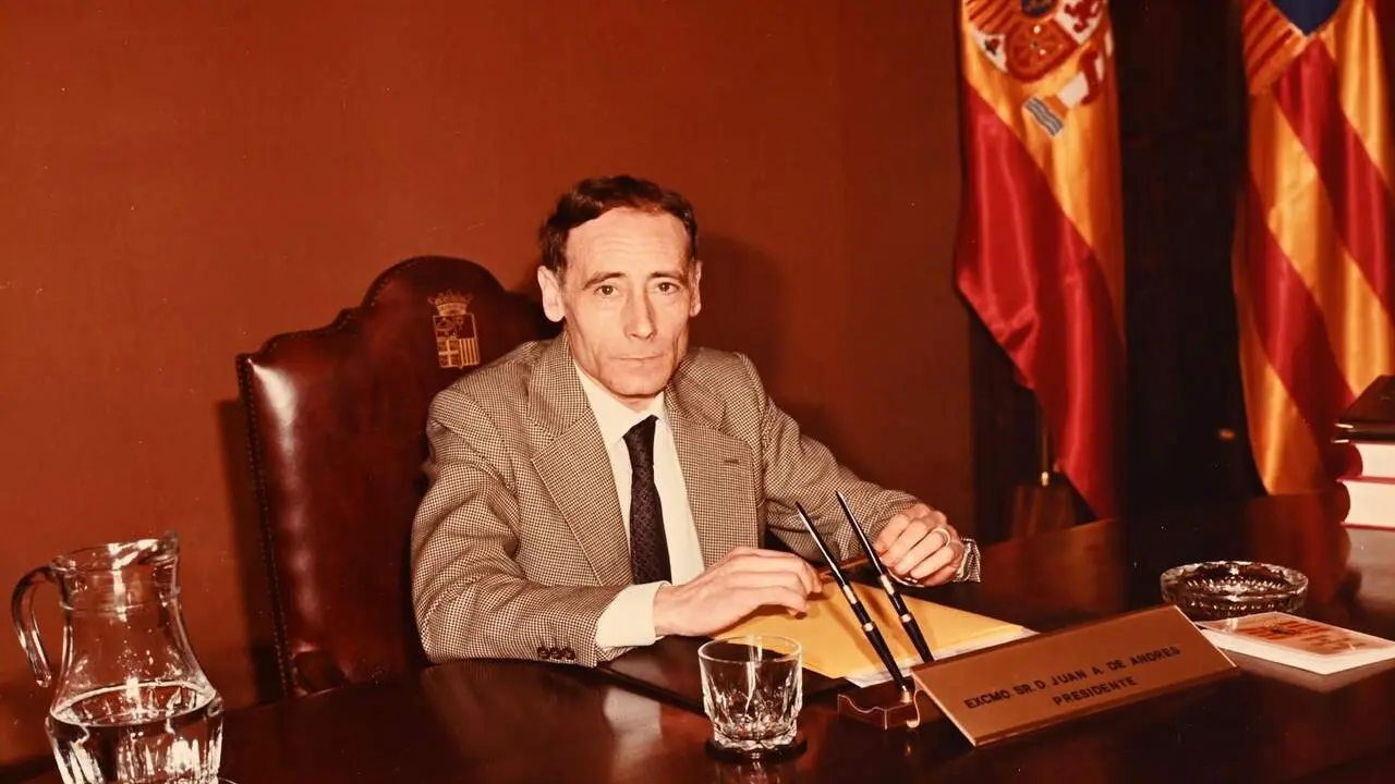 Juan Antonio de Andr&eacute;s, cuarto presidente de la Diputaci&oacute;n General de Arag&oacute;n. / GOBIERNO DE ARAG&Oacute;N