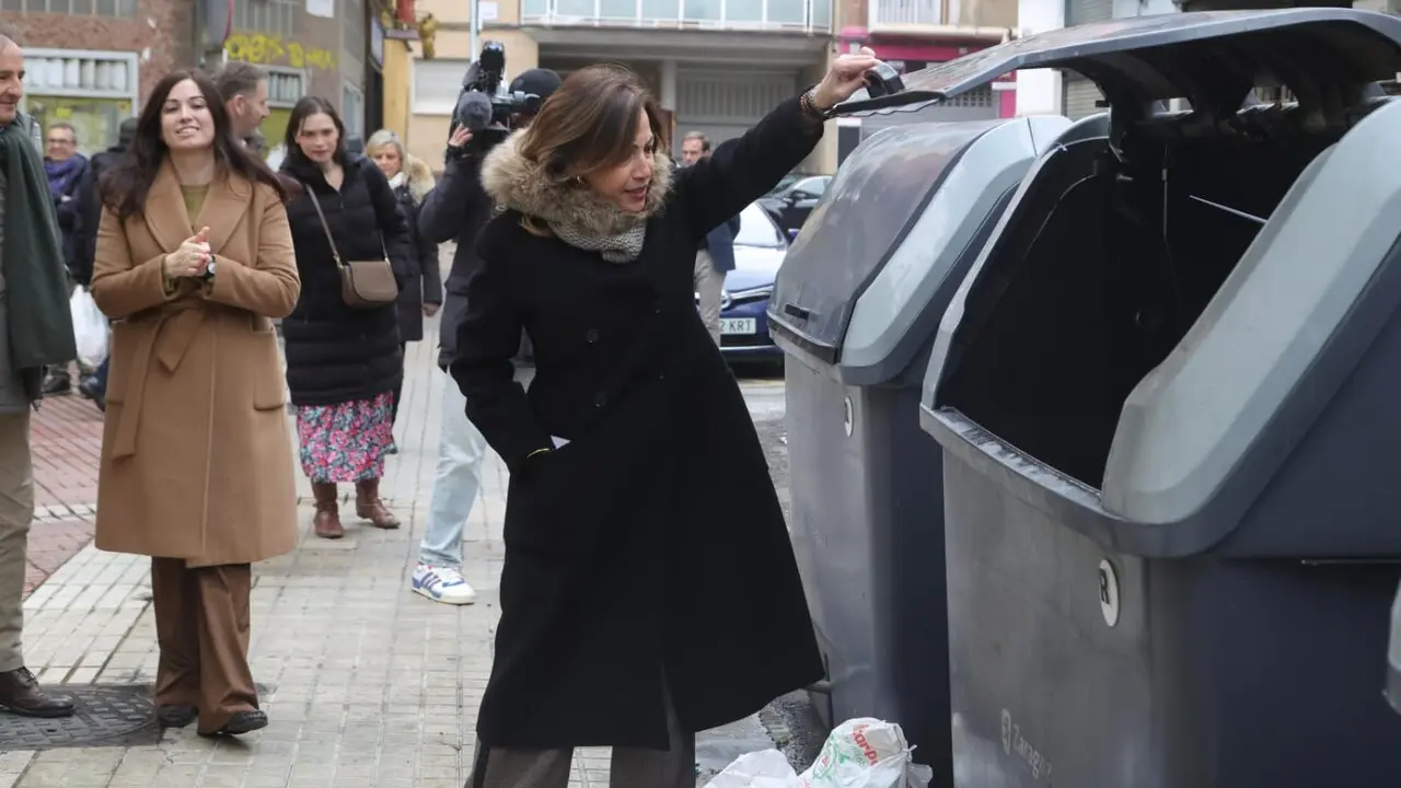 Natalia Chueca en la presentaci&oacute;n de la campa&ntilde;a. /AZ