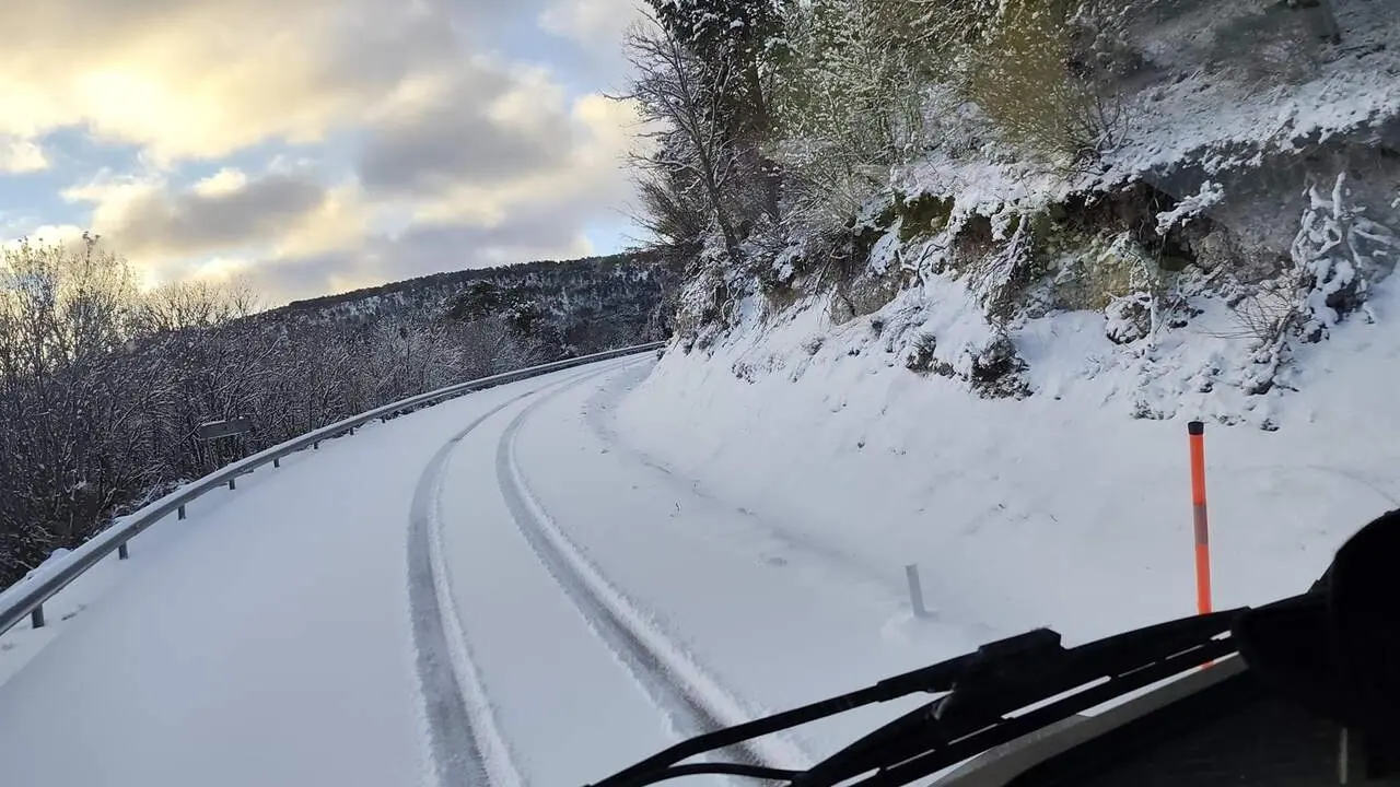 Carretera nevada. / DPT
