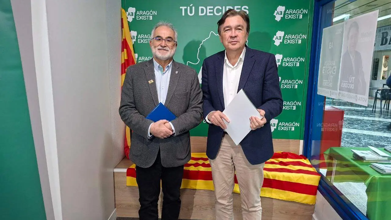Hern&aacute;ndez y Guitarte, Rueda de prensa Arag&oacute;n Existe y Teruel Existe