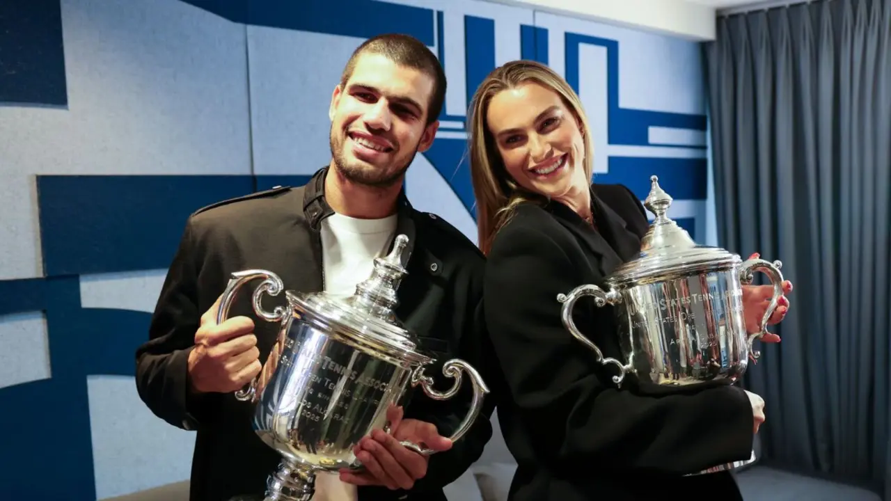 Carlos Alcaraz y Aryna Sabalenka