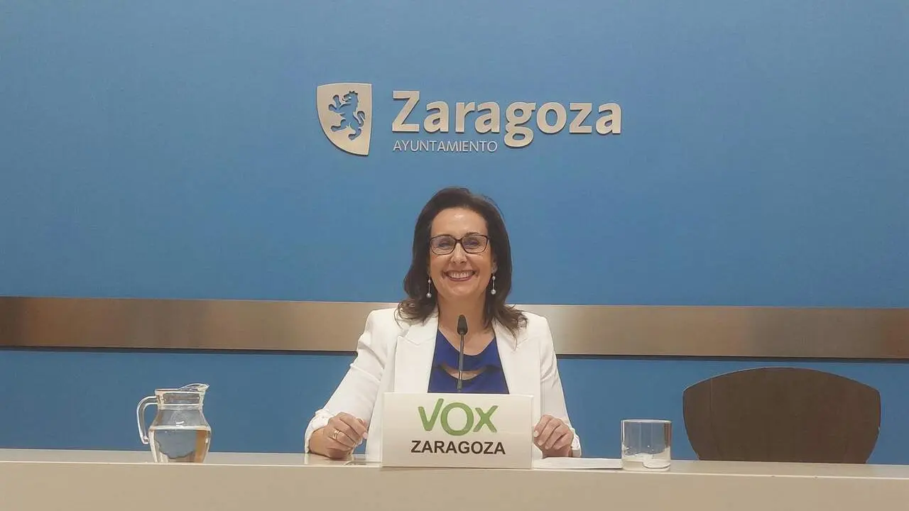 La concejala de Vox en el Ayuntamiento de Zaragoza Eva Torres./ Archivo EP