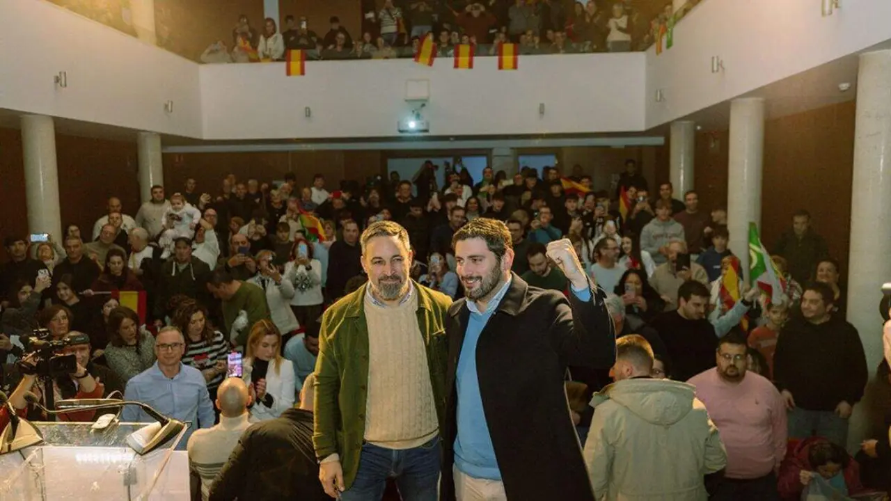 Santiago Abascal y Alejandro Nolasco Vox