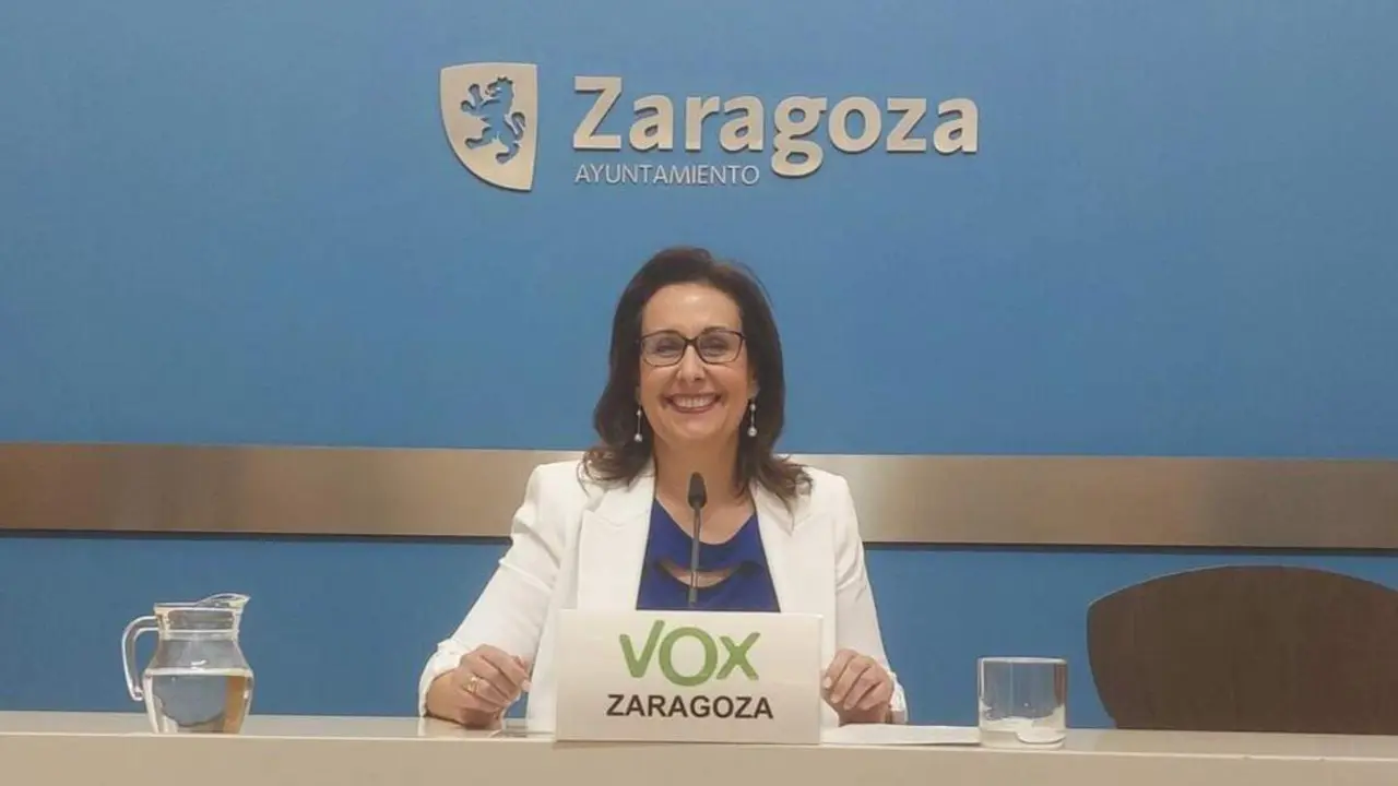 La concejala de Vox en el Ayuntamiento de Zaragoza Eva Torres./ Archivo EP