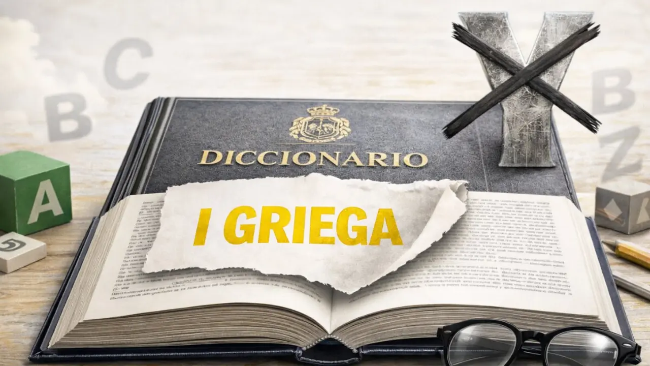 La RAE elimina la opci&oacute;n de decir i griega: cambia el abecedario para siempre ./ Imagen creada por H.A