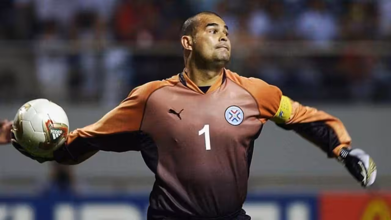 Chilavert durante un partido