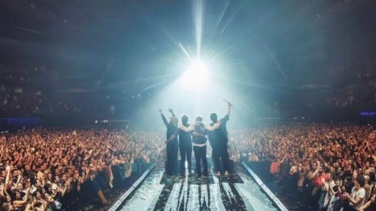 La banda en uno de sus conciertos. / Instagram