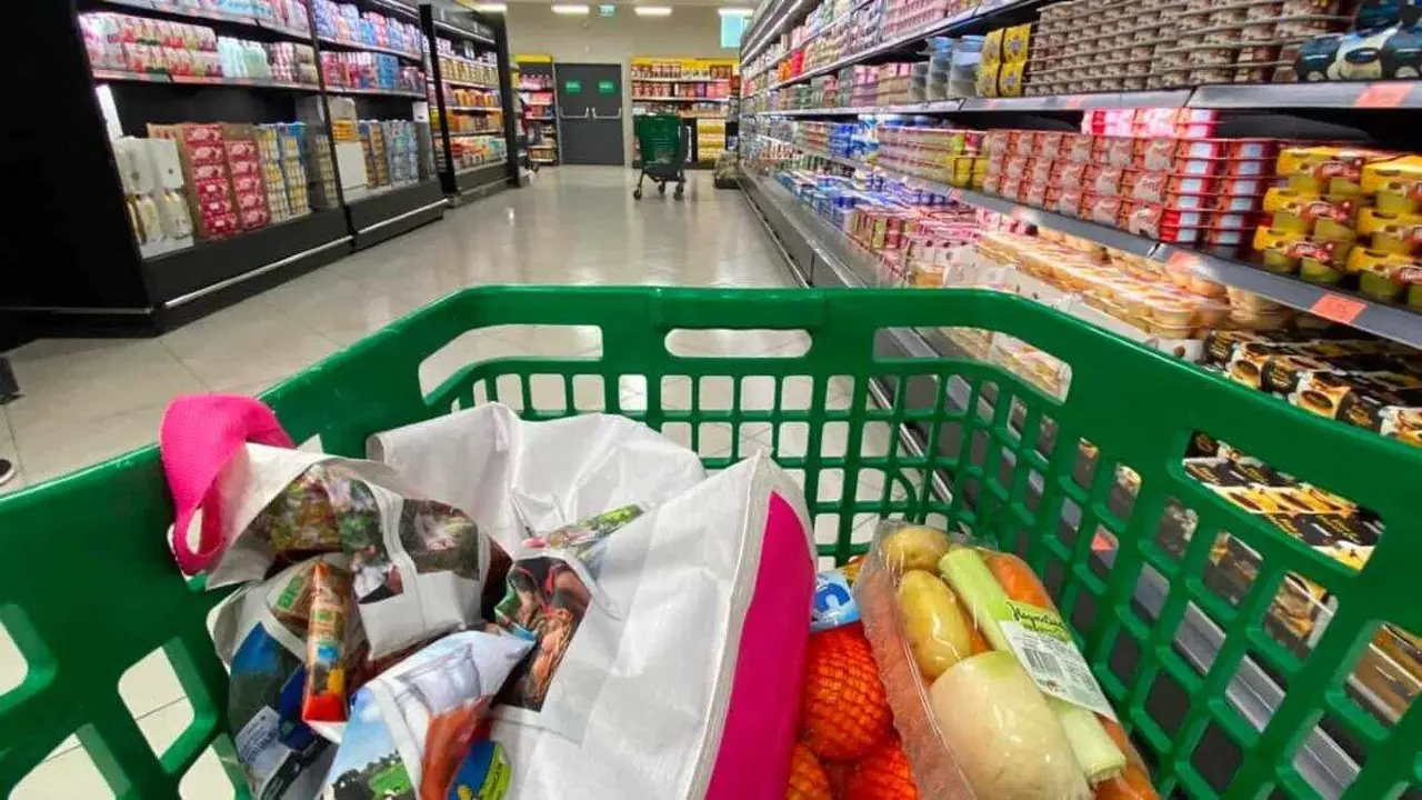 Carrito de la compra en Mercadona