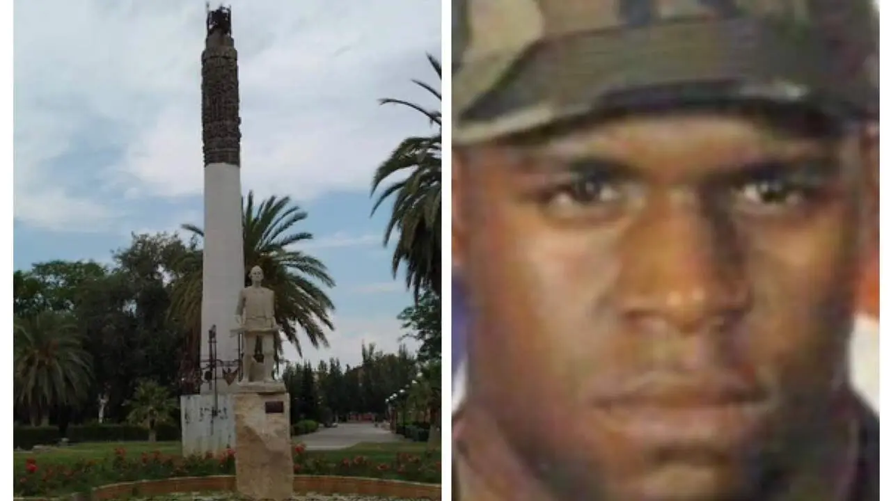 Imagen del Parque T&iacute;o Jorge y del asesino de la joven de 25 a&ntilde;os Mercedes L&aacute;zaro/Redes Sociales