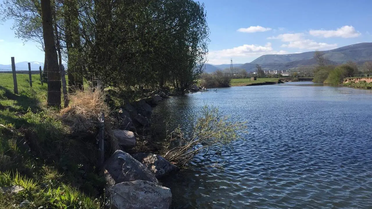 Trabajos de la CHE en el r&iacute;o Ebro. / CHE