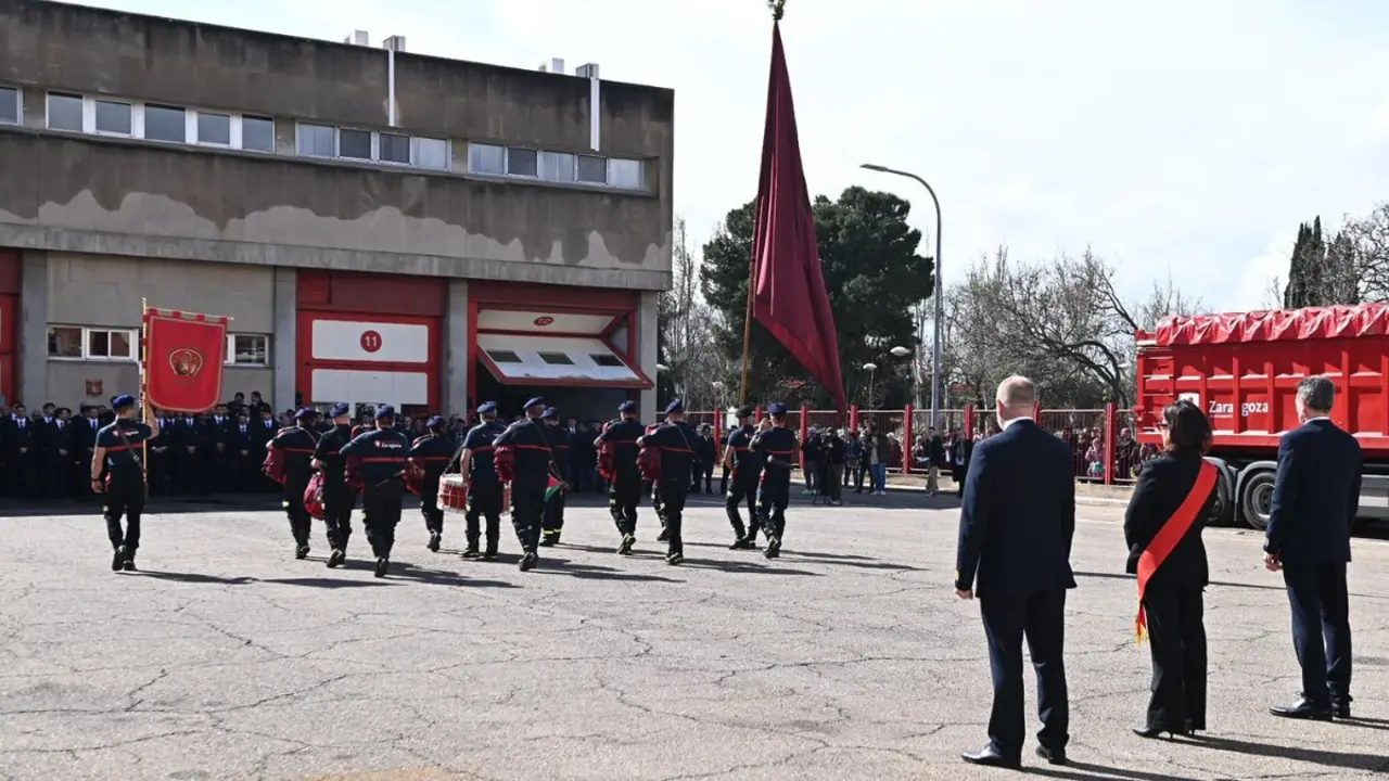 Acto de celebraci&oacute;n del Patr&oacute;n de Bomberos de Zaragoza ./ A.Z