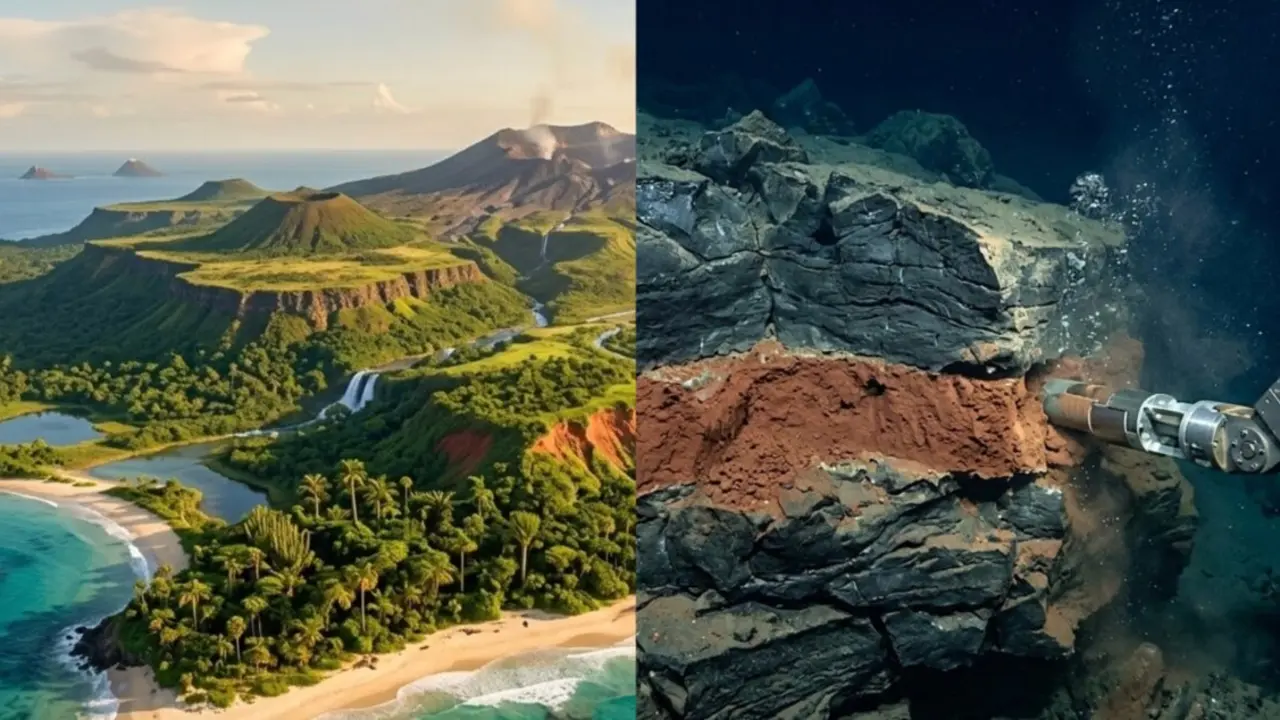 La isla descubierta en el Atl&aacute;ntico Sur, mediante una recreaci&oacute;n de IA / NB