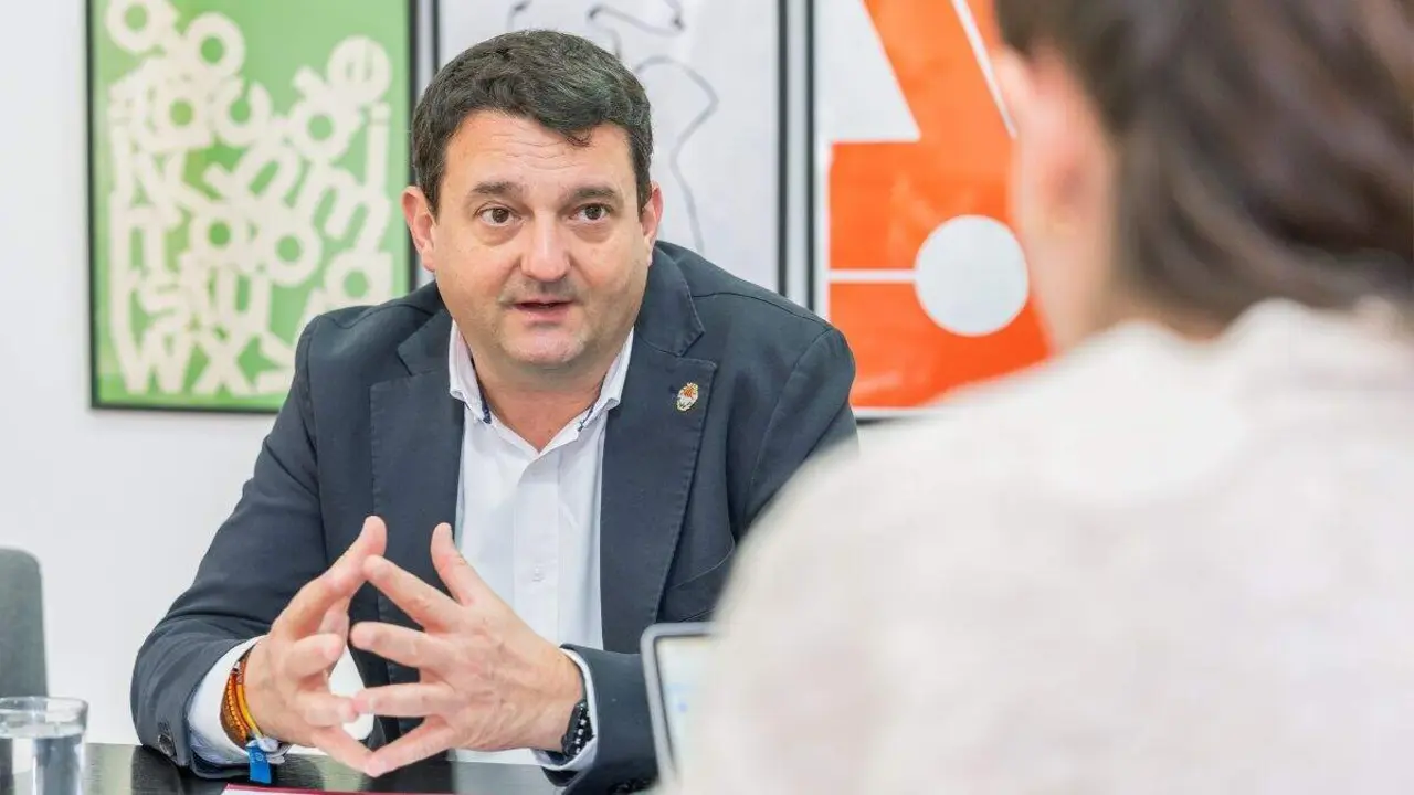 Miguel &Aacute;ngel Estevan, alcalde de Alca&ntilde;iz. / &Aacute;LVARO CALVO