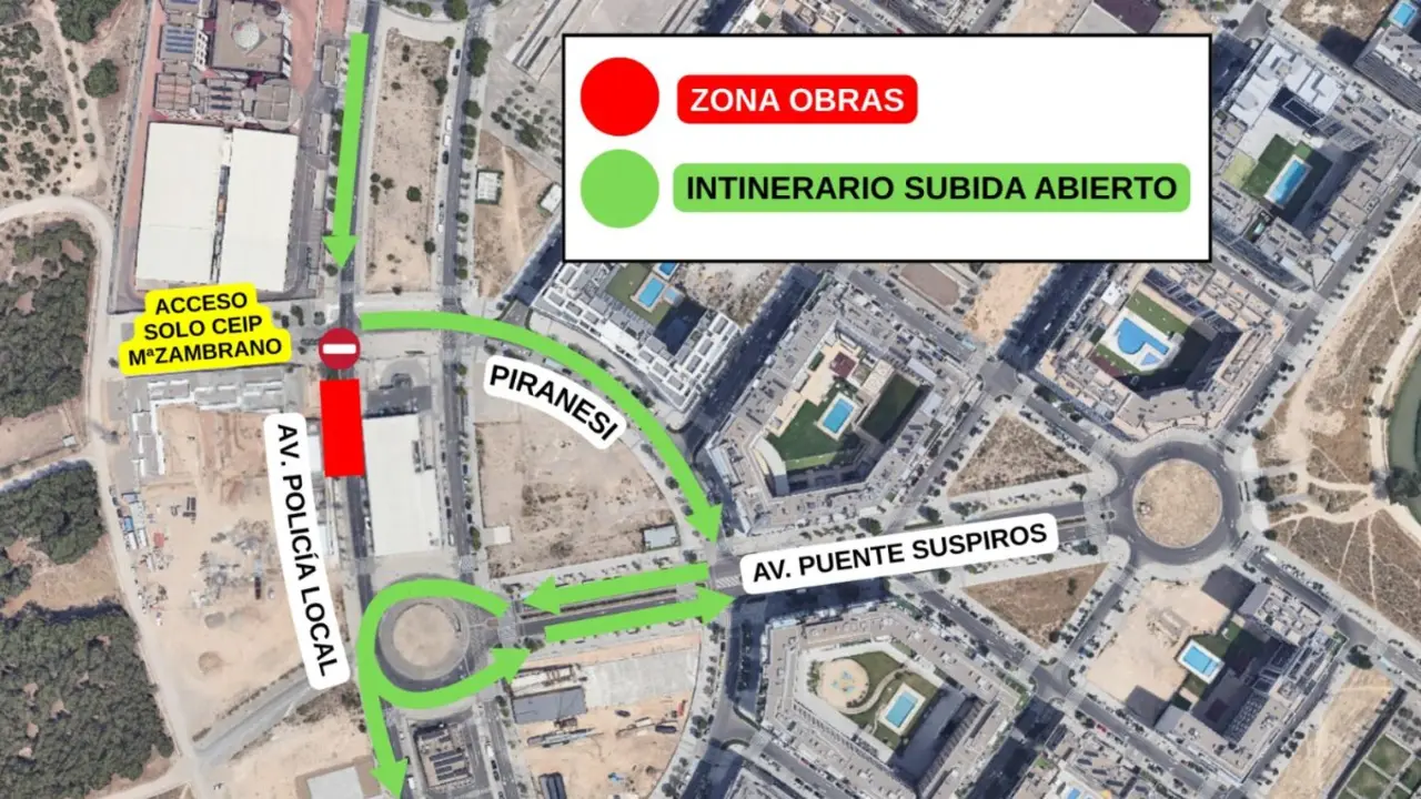 Mapa de las obras ./ Ayuntamiento de Zaragoza