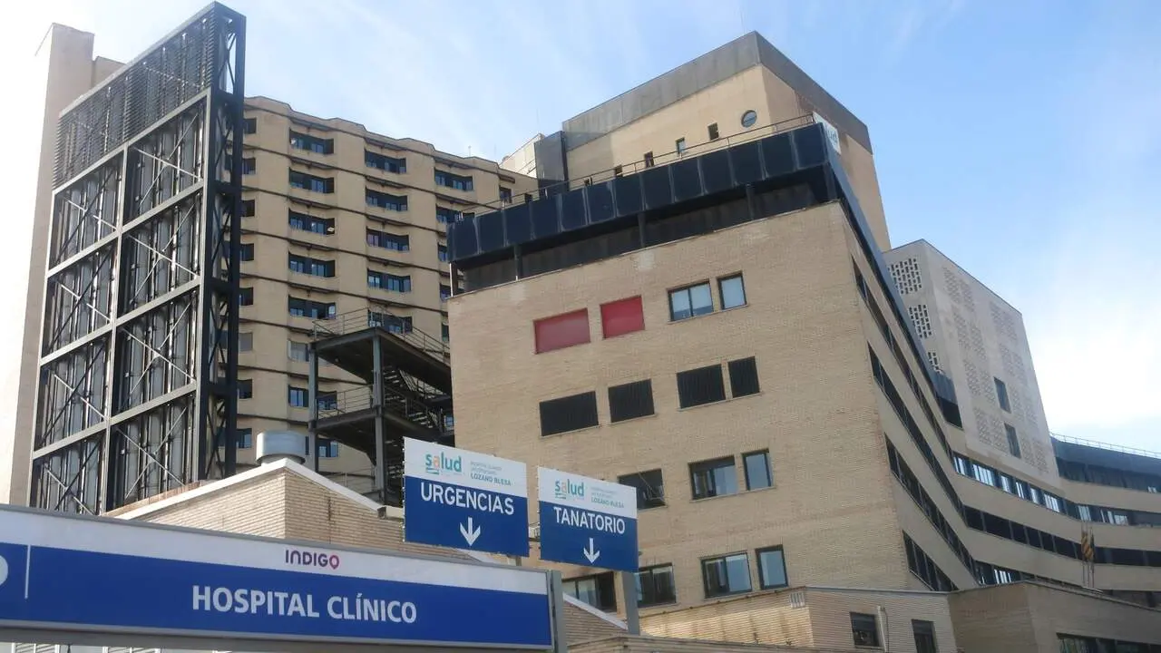 El Hospital Cl&iacute;nico Universitario de Zaragoza. / EP