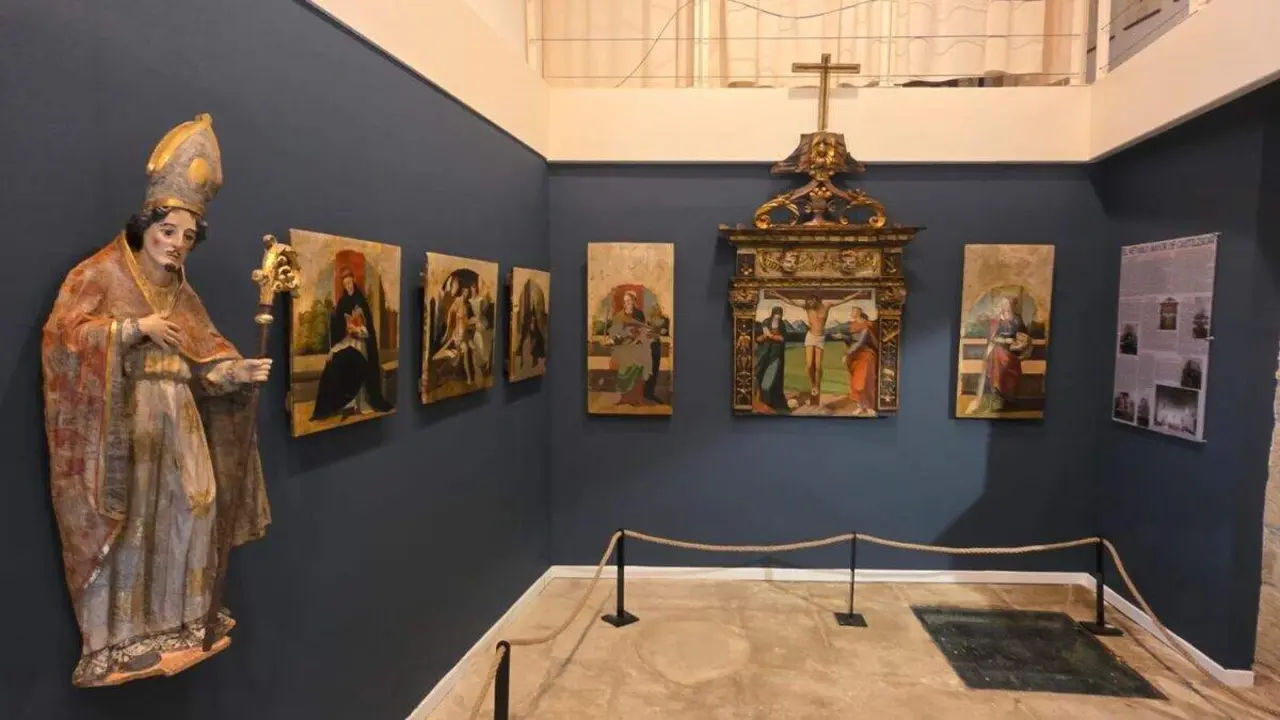 Sala sacra del Museo de Castiliscar. / COMARCA CINCO VILLAS