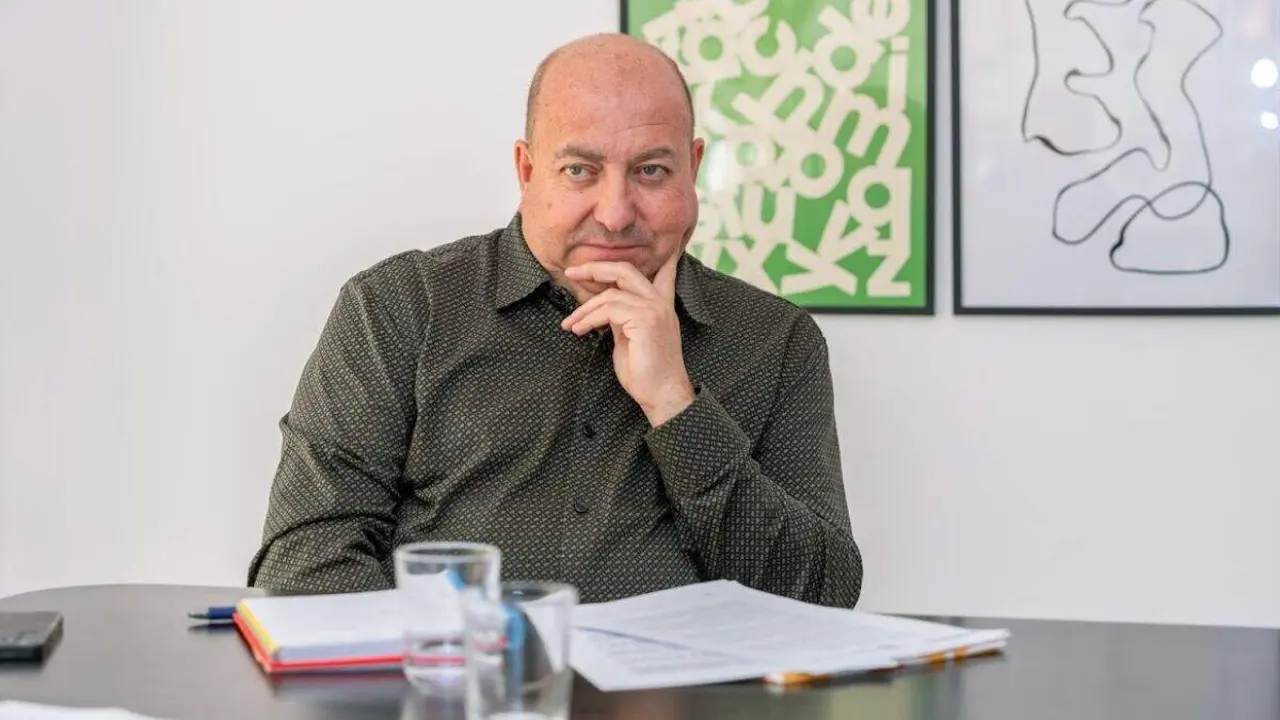 Santos Navarro, presidente de la comarca de las Cinco Villas. / &Aacute;LVARO CALVO