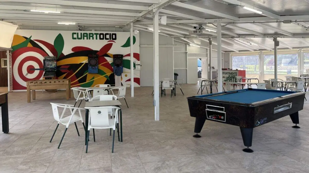 Espacio de ocio juvenil CUARTOCIO, en Cuarte de Huerva. / HA
