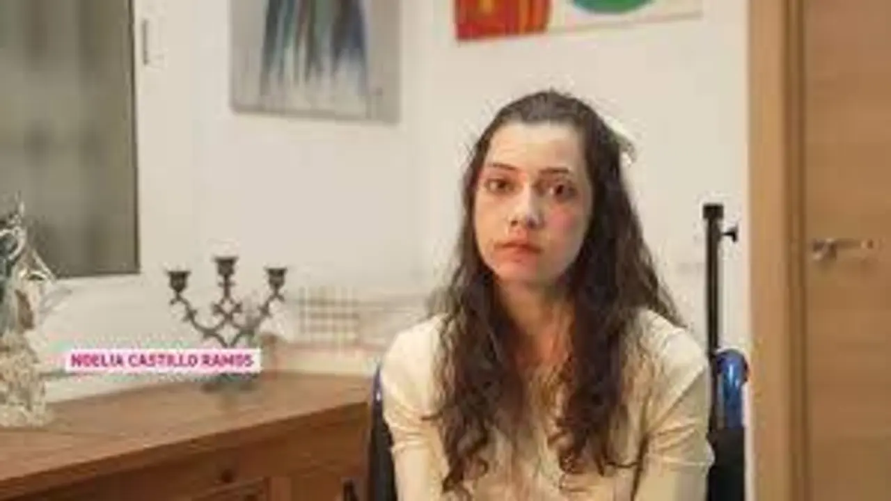 Noelia Castillo en una entrevista. / Antena 3