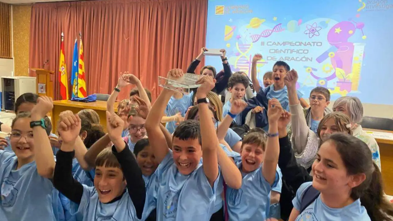El colegio Hispanidad de Zaragoza  gana el III Campeonato Cient&iacute;fico Escolar de Arag&oacute;n.