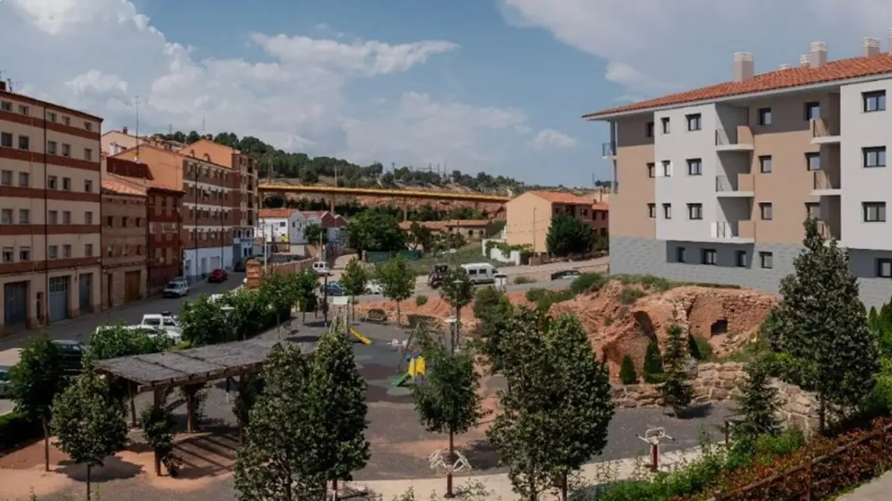 Parcela para la construcci&oacute;n de viviendas en la calle Margarita Salas de Teruel ./ AYUNTAMIENTO DE TERUEL.