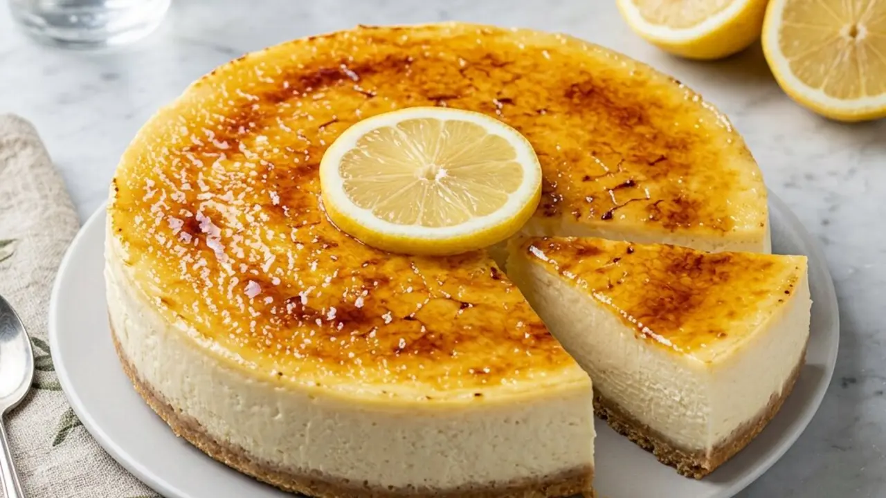 Receta de tarta de lim&oacute;n sin horno con queso aragon&eacute;s