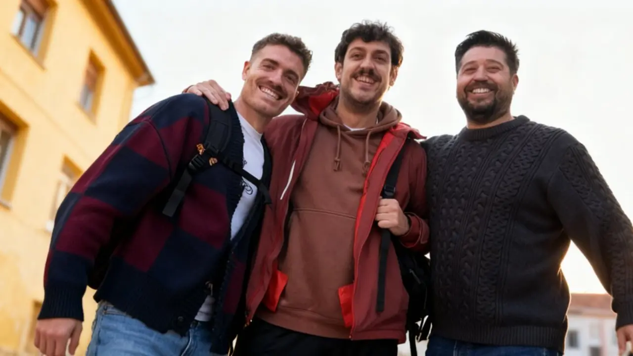 Sergio, Jes&uacute;s y To&ntilde;o. Creadores de Plaza Sonora