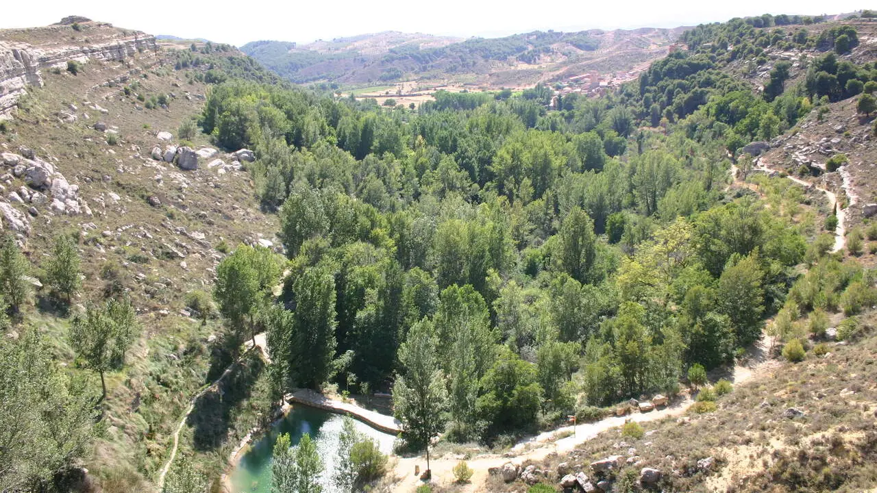 Vistas de la ruta de El Aguallueve de Anento / Ayuntamiento de Anento