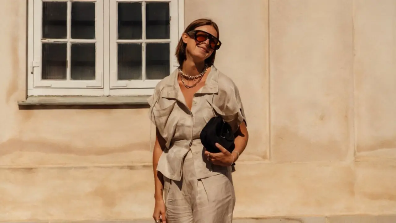 Conjunto de lino de Zara