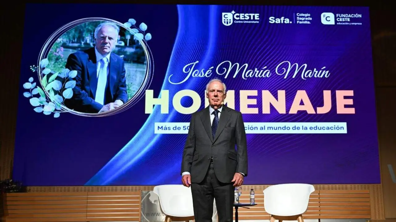 Jos&eacute; Mar&iacute;a Mar&iacute;n, presidente de CESTE y director general del Colegio SAFA de Zaragoza. / CESTE