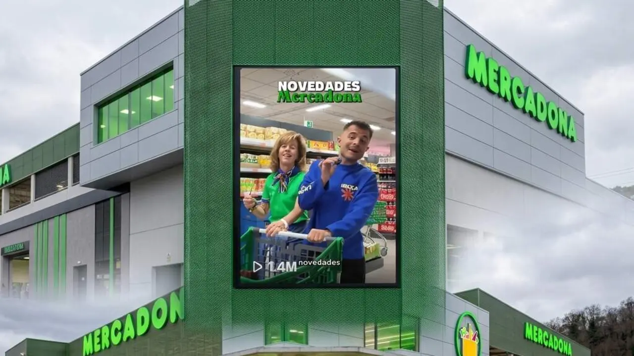 Mercadona exterior | Composici&oacute;n con v&iacute;deo de portada de TikTok @ibngarcia