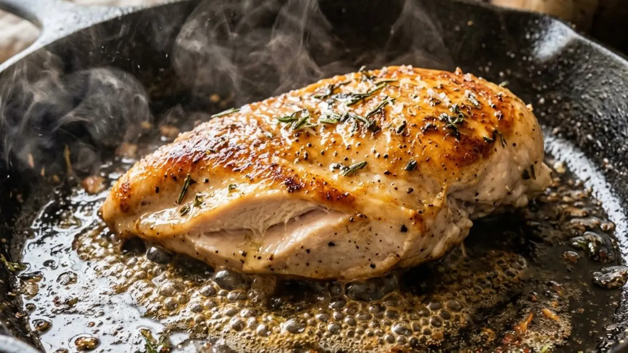 El truco de hacer la pechuga a la plancha con vinagre
