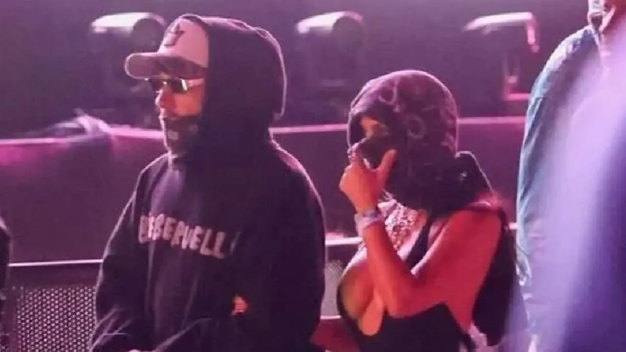 Kim Kardashian y Lewis Hamilton en Coachella 2026