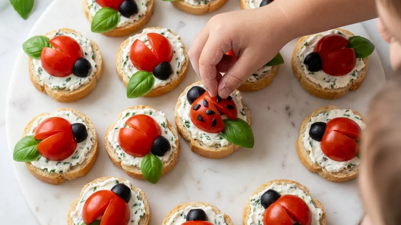 Receta de mariquita caprese
