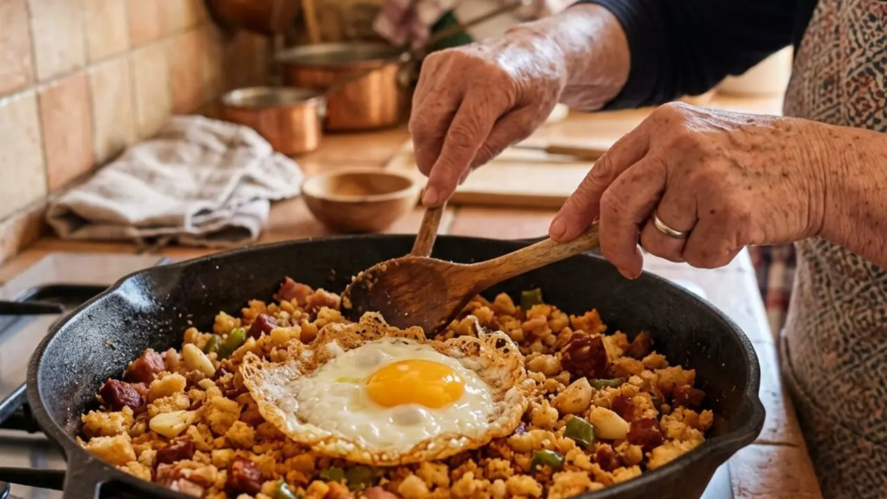 Receta: migas del pastor