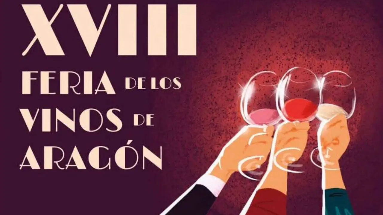 Cartel de la XVIII Feria de los Vinos de Arag&oacute;n de Monta&ntilde;ana / RRSS