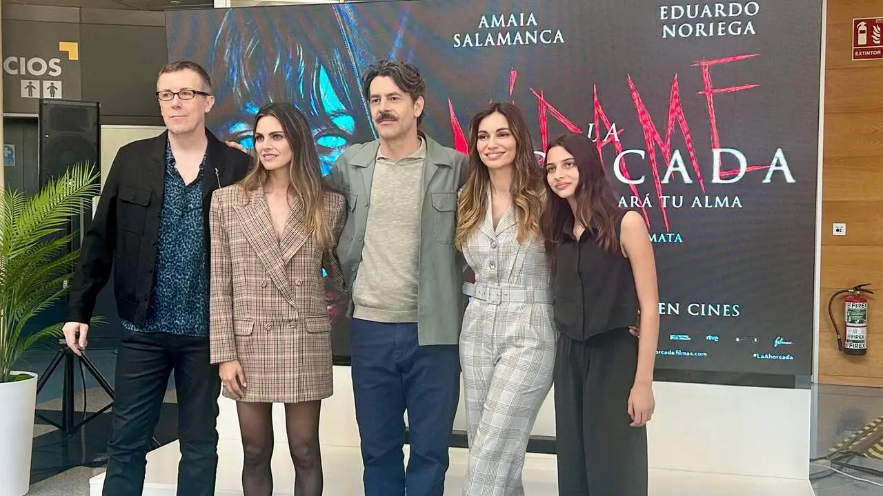 Presentaci&oacute;n de 'La Ahorcada' este jueves en Zaragoza. / H.A.