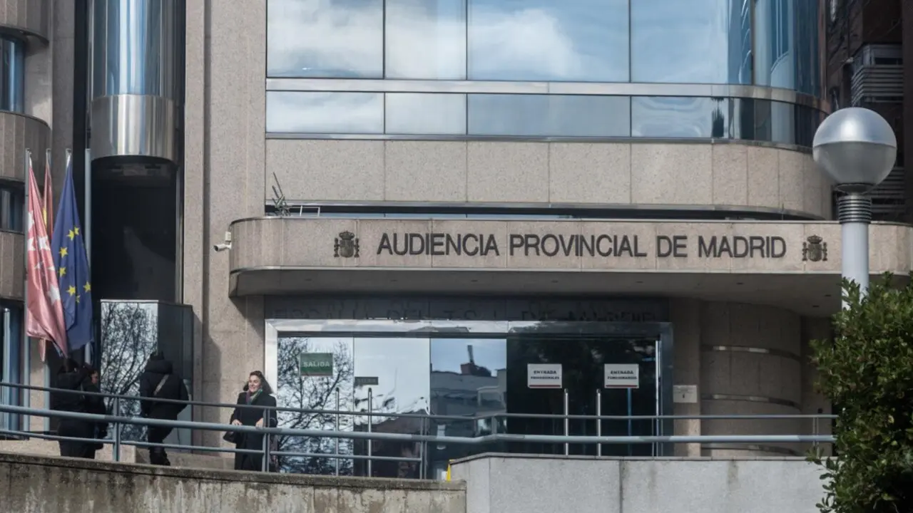 Exterior de la sede de la Audiencia Provincial de Madrid