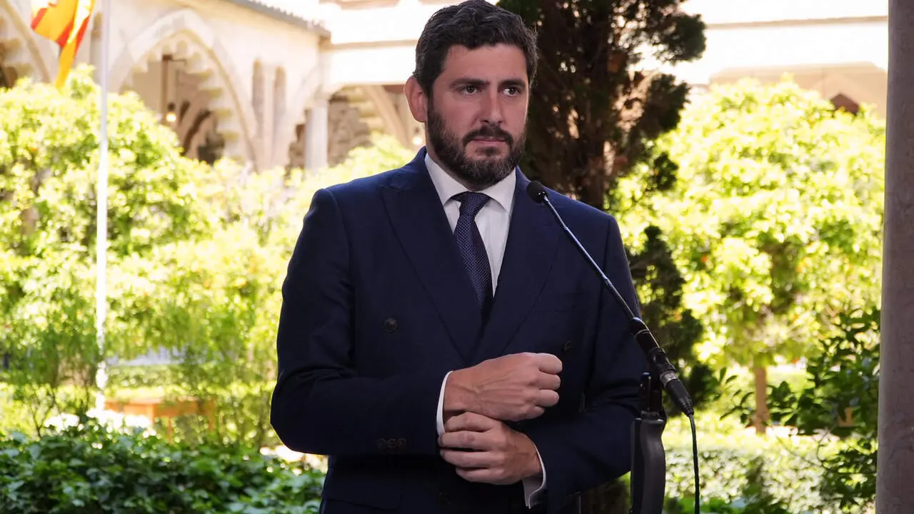 Alejandro Nolasco, l&iacute;der de Vox en Arag&oacute;n / Cortes de Arag&oacute;n