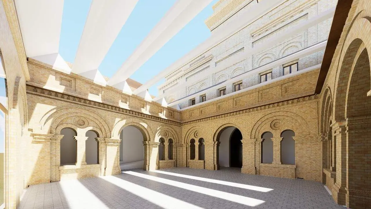 Interior de la c&aacute;rcel de Torrero de Zaragoza. /AZ