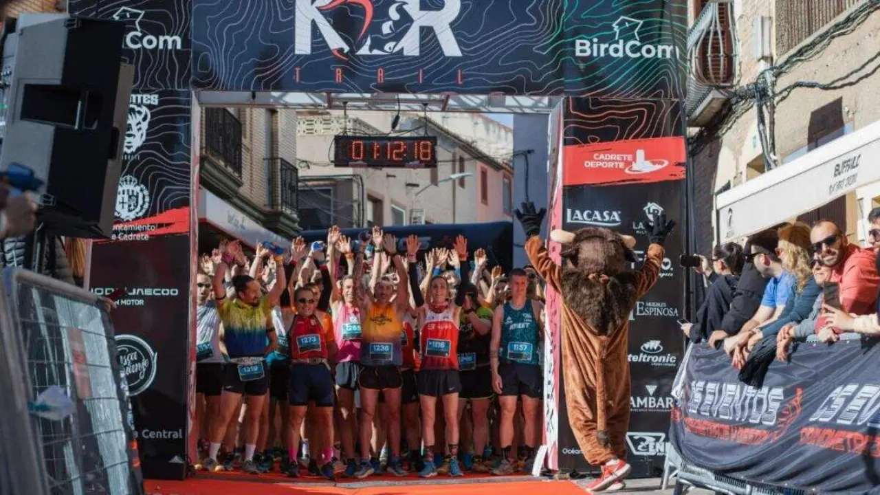 Imagen de archivo de una edici&oacute;n pasada de la KDRTRAIL de Cadrete. / AYTO. CADRETE