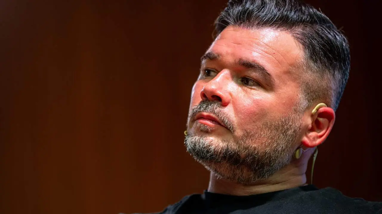 El portavoz de ERC en el Congreso de los Diputados, Gabriel Rufi&aacute;n, durante el di&aacute;logo 'Qu&egrave; s'ha de fer?', a 9 de abril de 2026, en Barcelona
- Lorena Sop&ecirc;na - Europa Press